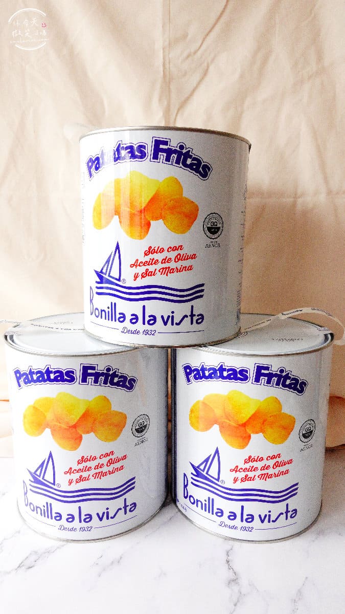 開箱∥Bonilla a la Vista 西班牙油漆桶馬鈴薯片︱進口洋芋片推薦開箱︱風靡全韓國的零食︱追劇、打電動零食︱美味零食推薦 3 Bonilla a la Vista 4