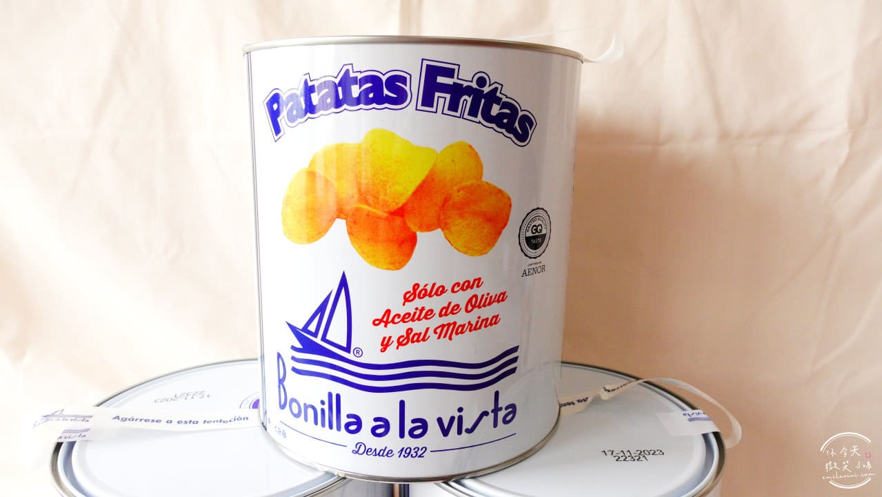 開箱∥Bonilla a la Vista 西班牙油漆桶馬鈴薯片︱進口洋芋片推薦開箱︱風靡全韓國的零食︱追劇、打電動零食︱美味零食推薦 5 Bonilla a la Vista 5
