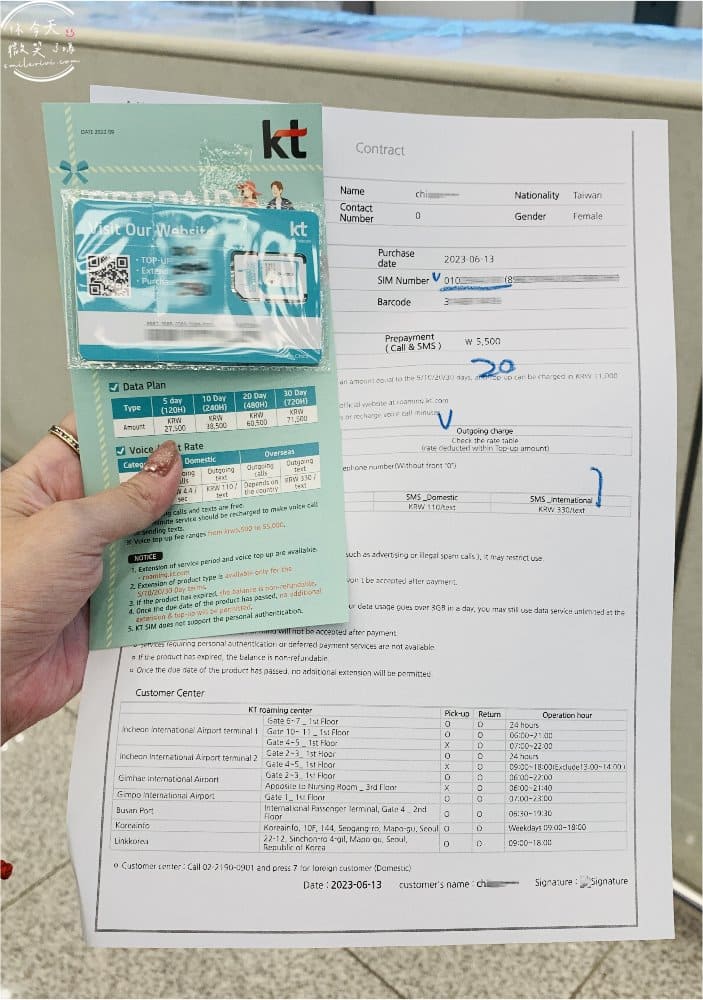 韓國∥韓國網卡，KT Olleh 網卡，不限流量、包含韓國號碼︱可打回台灣︱韓國電話網卡，看地圖、上網打卡、傳照片通通可︱韓國網卡推薦 9 KT 10