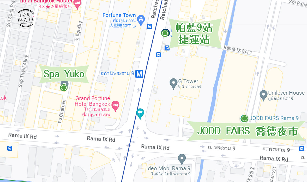 曼谷按摩∥Spa Yuko(สปายูโกะ)日本人經營的按摩店，中英日韓目錄選擇︱泰式按摩，腳底按摩+頭肩頸，提供甜點熱茶︱Rama 9捷運站旁， 近JODD FAIRS 喬德夜市 1 Spa Yuko 35