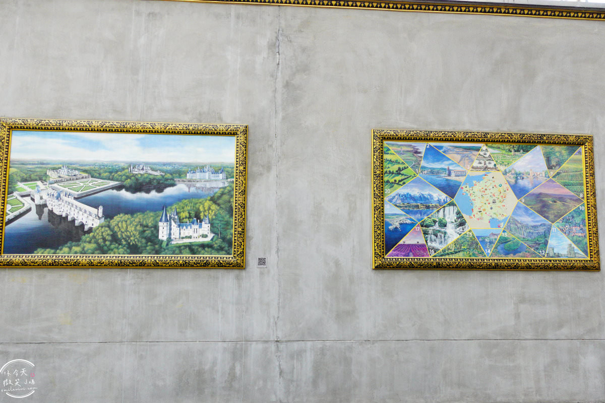 曼谷免費景點∥法國駐泰國大使館外壁畫，La France en Thaïlande立體彩繪︱免費拍照景點，外牆壁畫很好拍︱曼谷石龍軍路散策︱曼谷景點 20 FranceenThailande 20