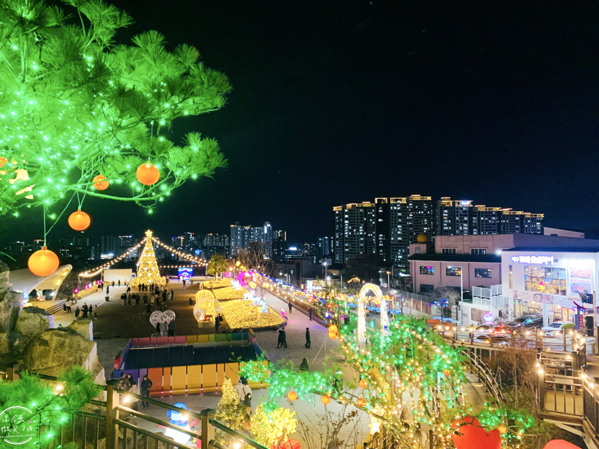 大邱前山日落觀景台(앞산해넘이전망대)∥不花錢也能欣賞夜景和日落,欣賞燈火通明的大邱全景︱大邱免費夜景景點、最壯觀的日落美景地點︱大邱景點 - 第20張圖