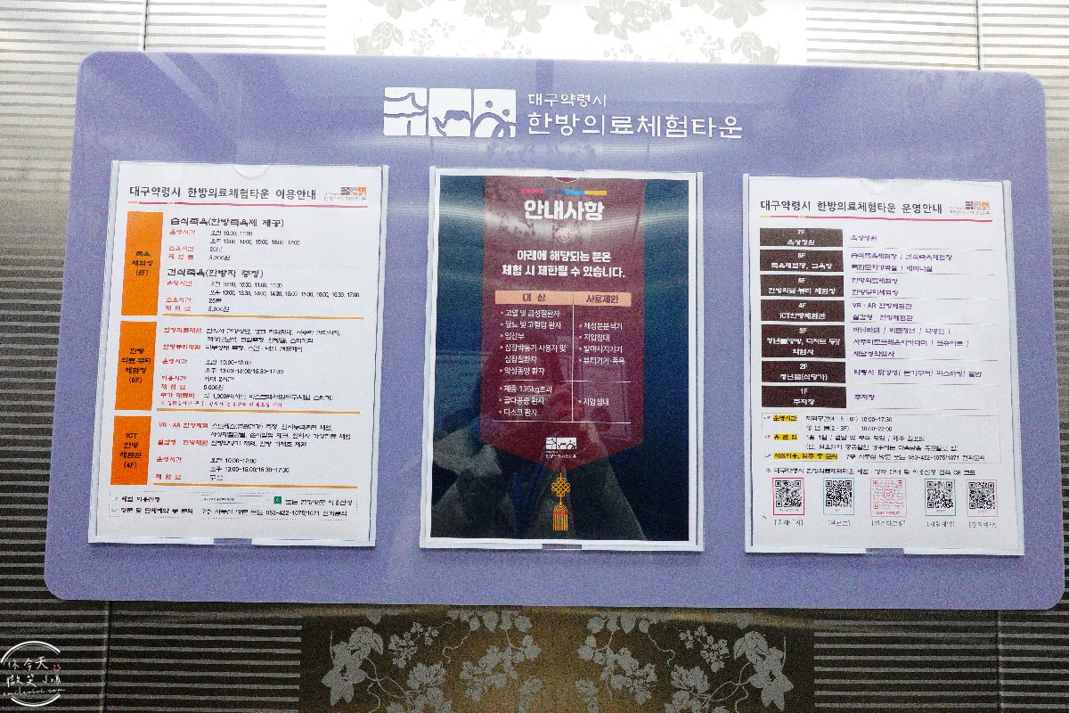 大邱韓方醫療體驗城∥大邱健康之旅,韓方醫療體驗塔(한방의료체험타운)傳統韓醫與現代健康管理的完美結合︱免費檢測,付費泡腳、美容檢測︱大邱景點、大邱東城路 - 第17張圖