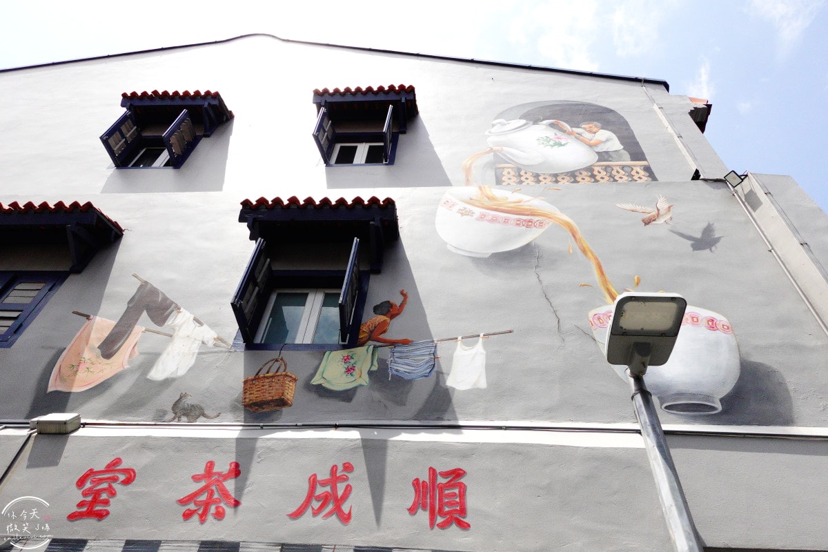 新加坡牛車水(Chinatown)∥最具特色的唐人街彩繪藝術巡禮,尋找新加坡華人故事︱柯南彩繪牆、傳統建築︱新加坡必遊景點 - 第40張圖 牛車水