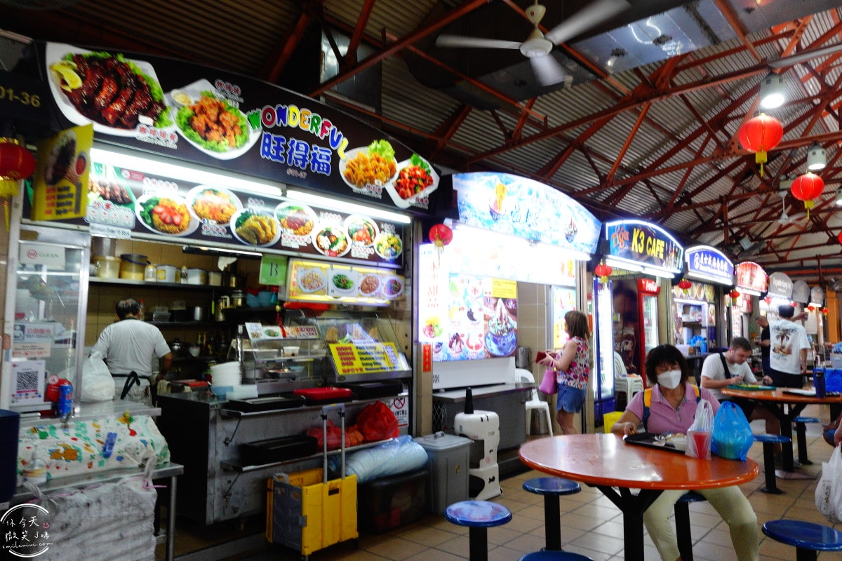 牛車水美食推薦∥Maxwell Food Centre,在地人都愛的麥士威熟食中心必吃美食︱阿仔海南雞飯、天天海南雞飯︱新加坡牛車水 - 第18張圖 Maxwell Food Centre