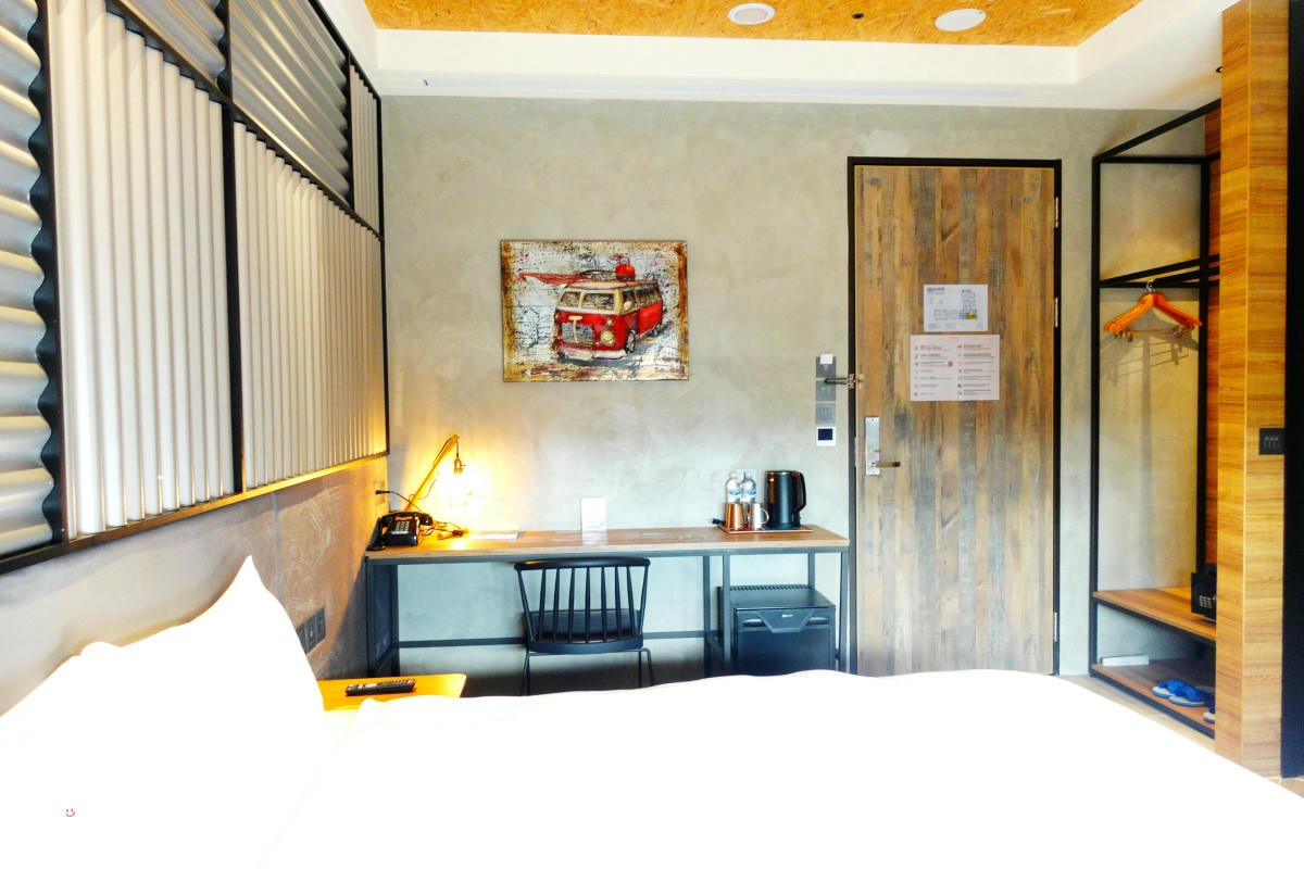 台南住宿推薦∥台南行旅 Hotel Leisure Tainan-OINN 巷弄潮旅,設計系旅店!雙人房、四人房、背包房各種房型開箱︱走路5分鐘到武聖夜市,台南中西區住宿心得 - 第46張圖