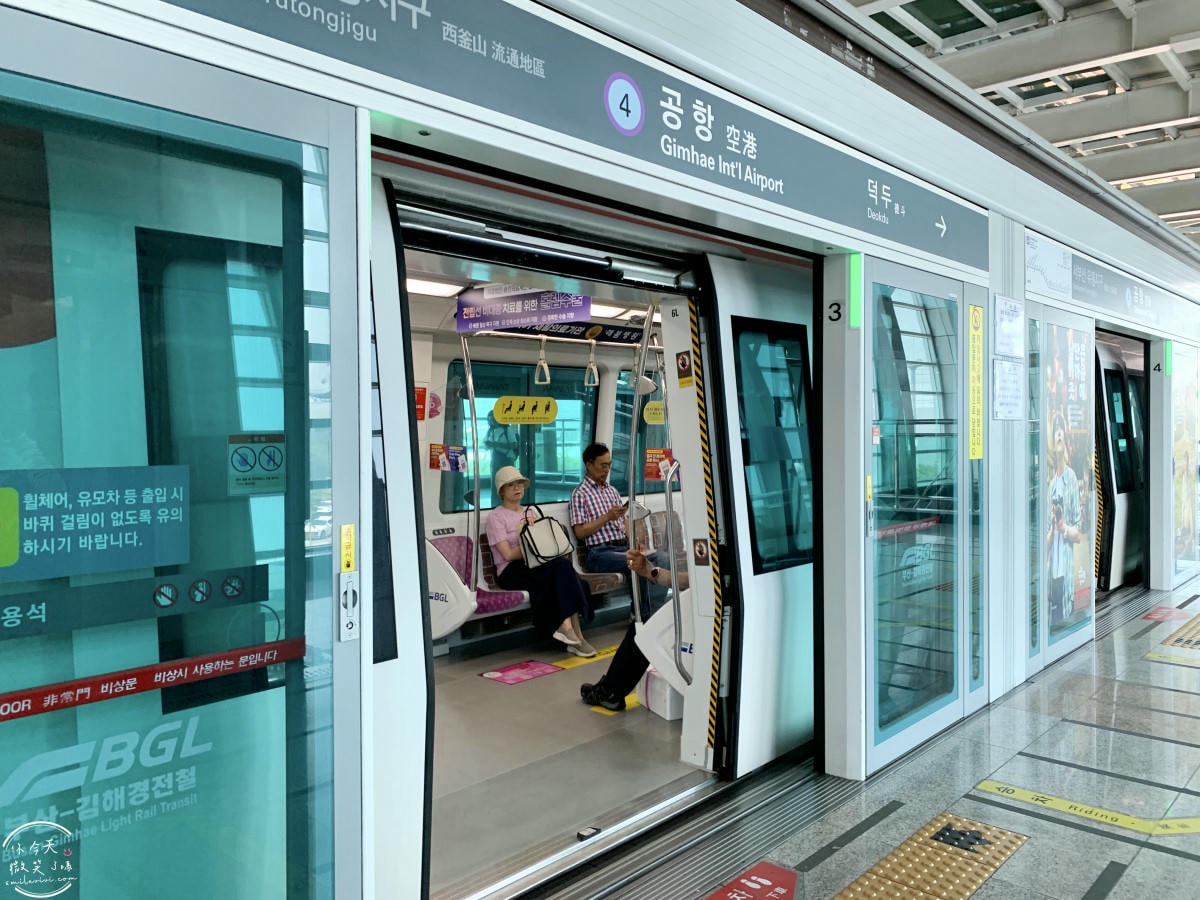 釜山金海機場進市區懶人包∥釜山金海輕電鐵(부산김해경전철),從金海機場站到沙上站轉釜山地鐵2號線超簡單!沙上站轉乘釜山2號線詳細分享︱釜山機場快線來回搭乘分享 - 第19張圖