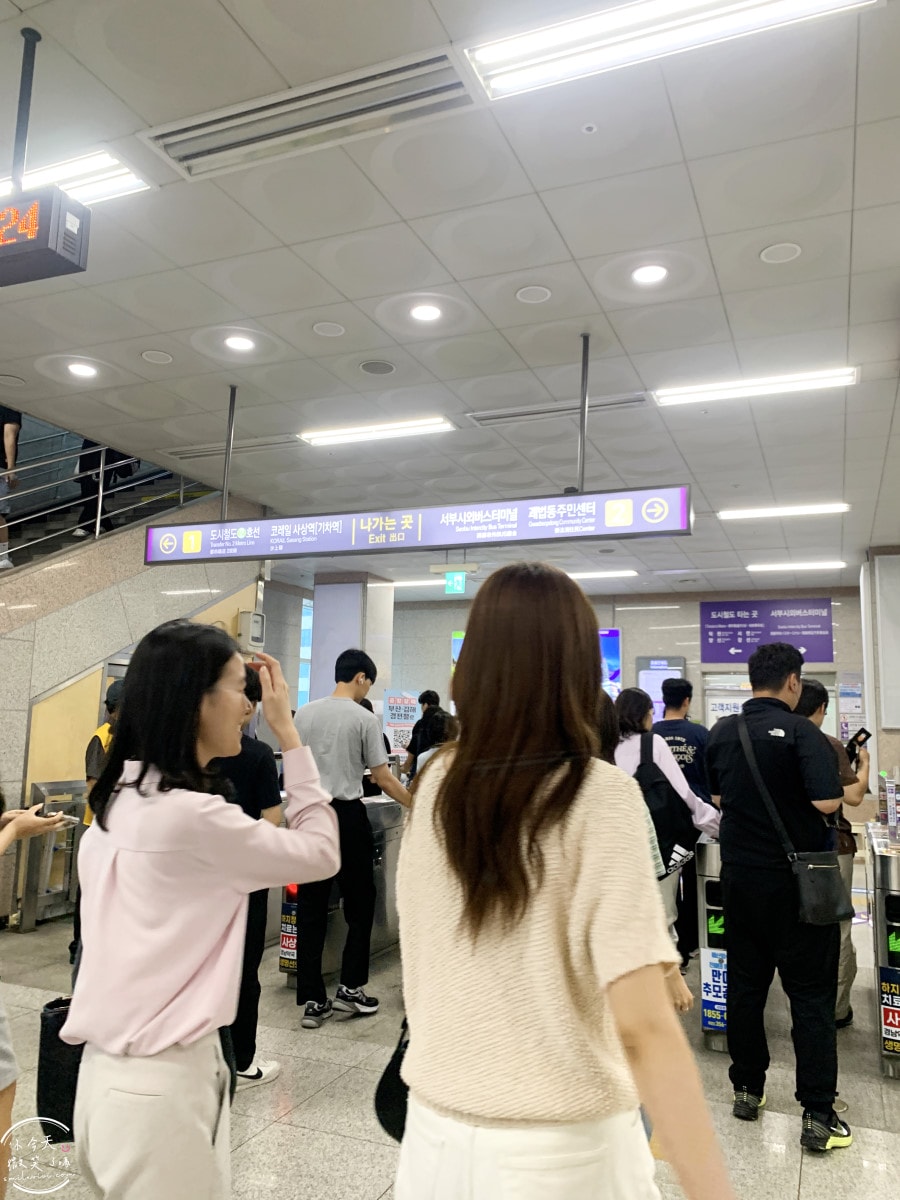 釜山金海機場進市區懶人包∥釜山金海輕電鐵(부산김해경전철),從金海機場站到沙上站轉釜山地鐵2號線超簡單!沙上站轉乘釜山2號線詳細分享︱釜山機場快線來回搭乘分享 - 第23張圖