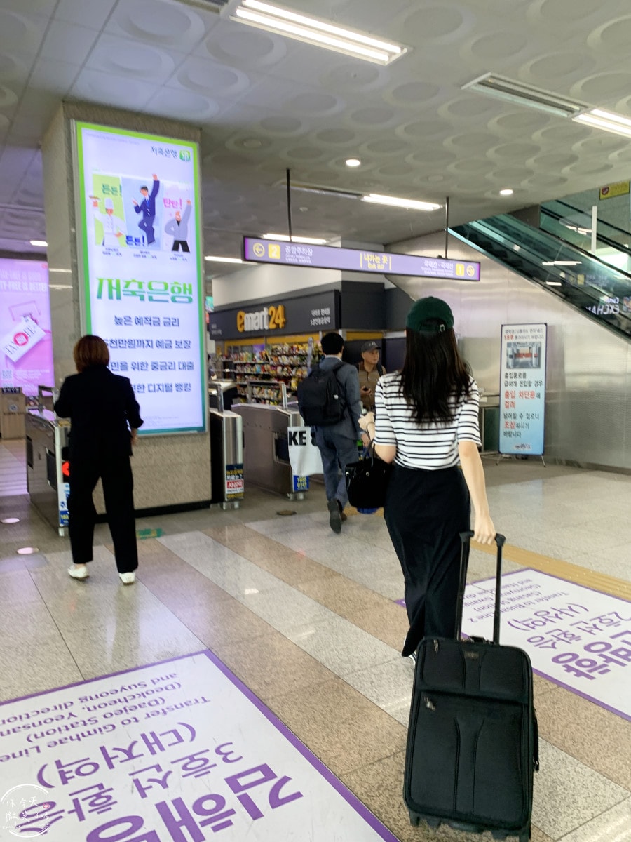 釜山金海機場進市區懶人包∥釜山金海輕電鐵(부산김해경전철),從金海機場站到沙上站轉釜山地鐵2號線超簡單!沙上站轉乘釜山2號線詳細分享︱釜山機場快線來回搭乘分享 - 第45張圖