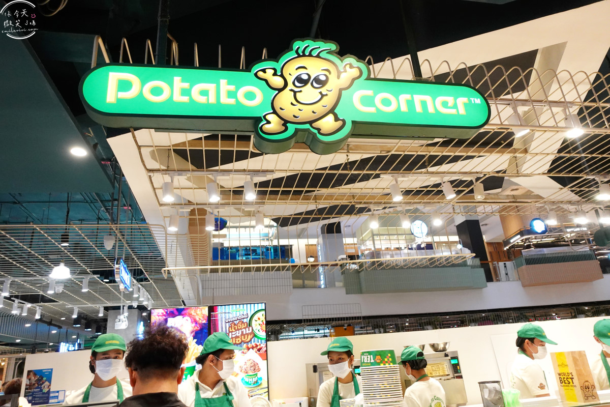 曼谷人氣美食踩雷?Potato Corner@Central World 6 樓,起司、BBQ口味實吃心得,真心不推!泰國薯條吃完只想喝水,真的沒必要排,曼谷美食踩雷! - 第3張圖