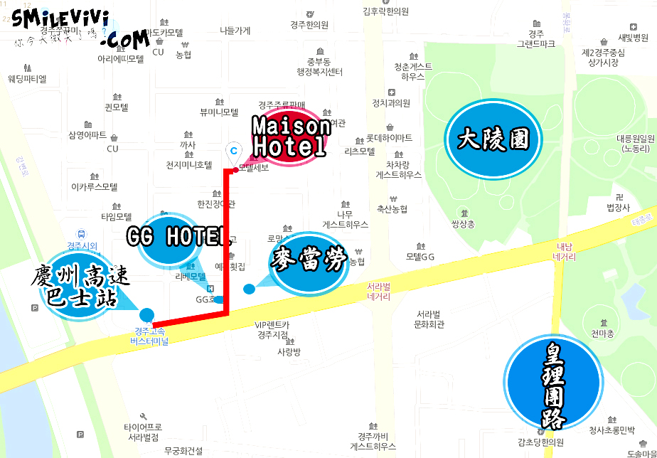 慶州住宿推薦∥Maison mini Hotel(메종 미니호텔 & 게스트하우스)兩小床房型含早餐,共用廚房︱近皇理團路,CP值超高的平價旅宿! - 第3張圖 Maison mini Hotel