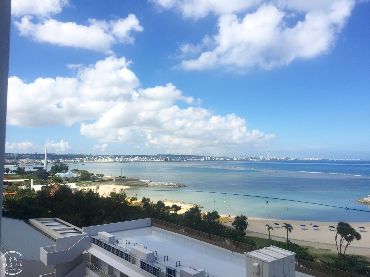 沖繩北谷住宿推薦∥門巴公寓酒店 MONPA HOTEL 北谷海濱公寓式酒店，小廚房＋海景陽台超加分︱沖繩自由行住宿怎麼選？北谷美國村海景公寓式酒店︱沖繩親子、長住住宿推薦