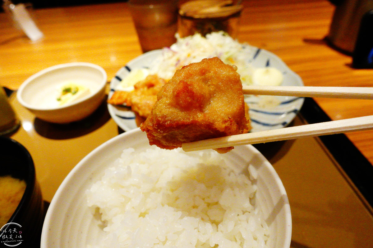 大阪天下茶屋美食∥彌生軒(YAYOI軒;やよい軒)唐揚炸雞定食，CP值超高的日式定食︱日本平價定食首選︱YAYOI軒天下茶屋店，南海商店天下茶屋