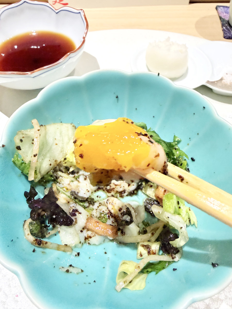 高雄美食必吃∥天婦羅廷板前天婦羅，無菜單料理完整分享｜職人現炸無菜單饗宴，海鮮、蔬菜炸物一次享受｜高雄苓雅區美食，採預約制